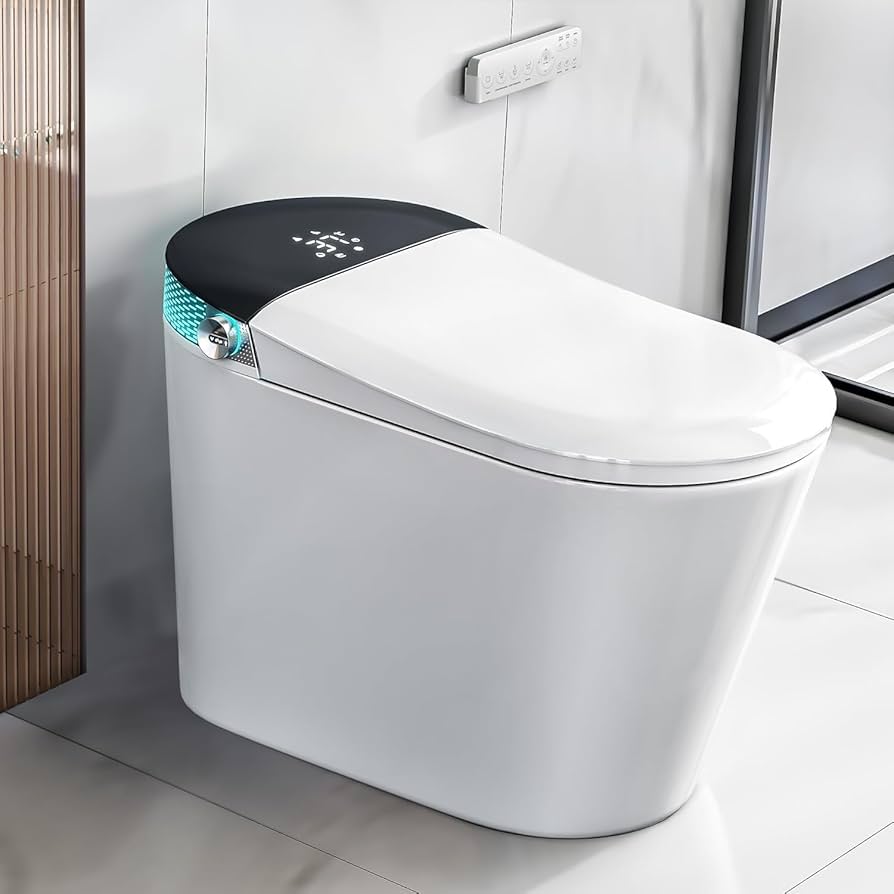 生活家電 Smart heated and sprayed toilet with full features Smart Toilet with Build-in Bidet Seat, Tankless Toilet with